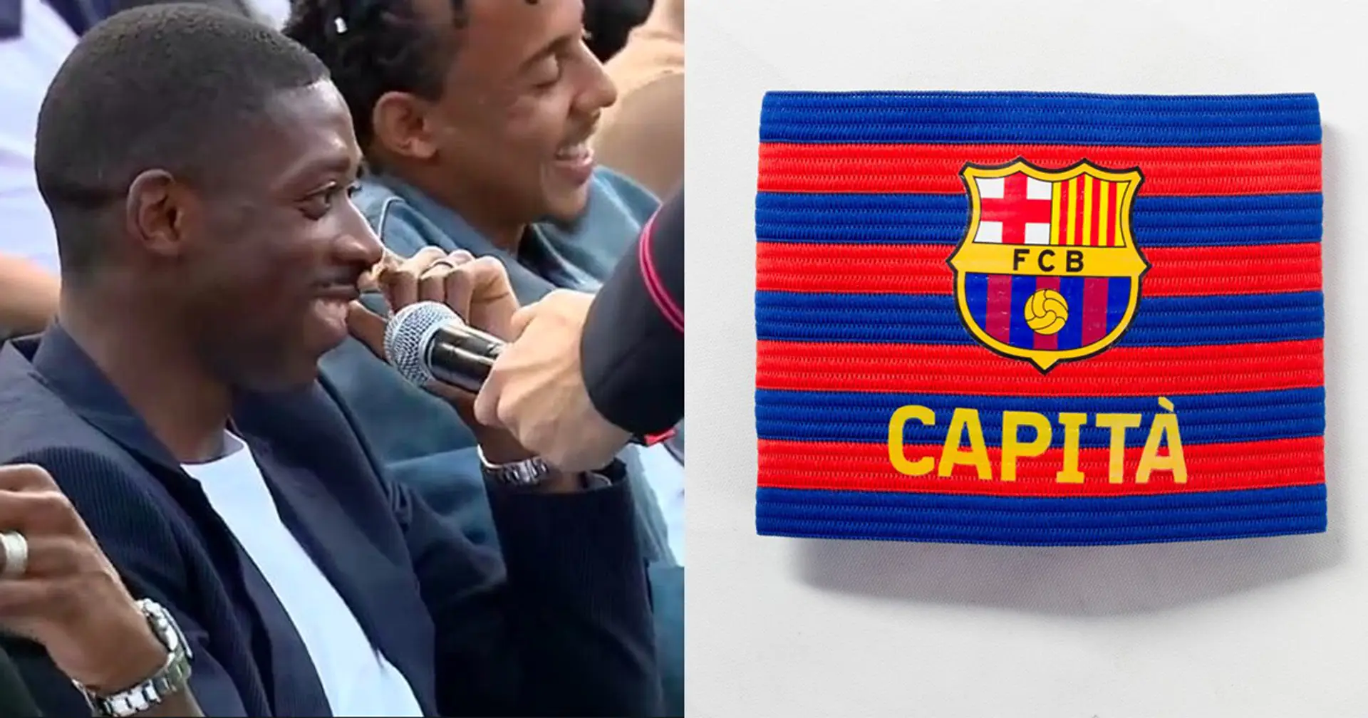 Ein Reporter fragt Dembele, ob er immer noch Barça-Kapitän sein will, hier ist seine Antwort