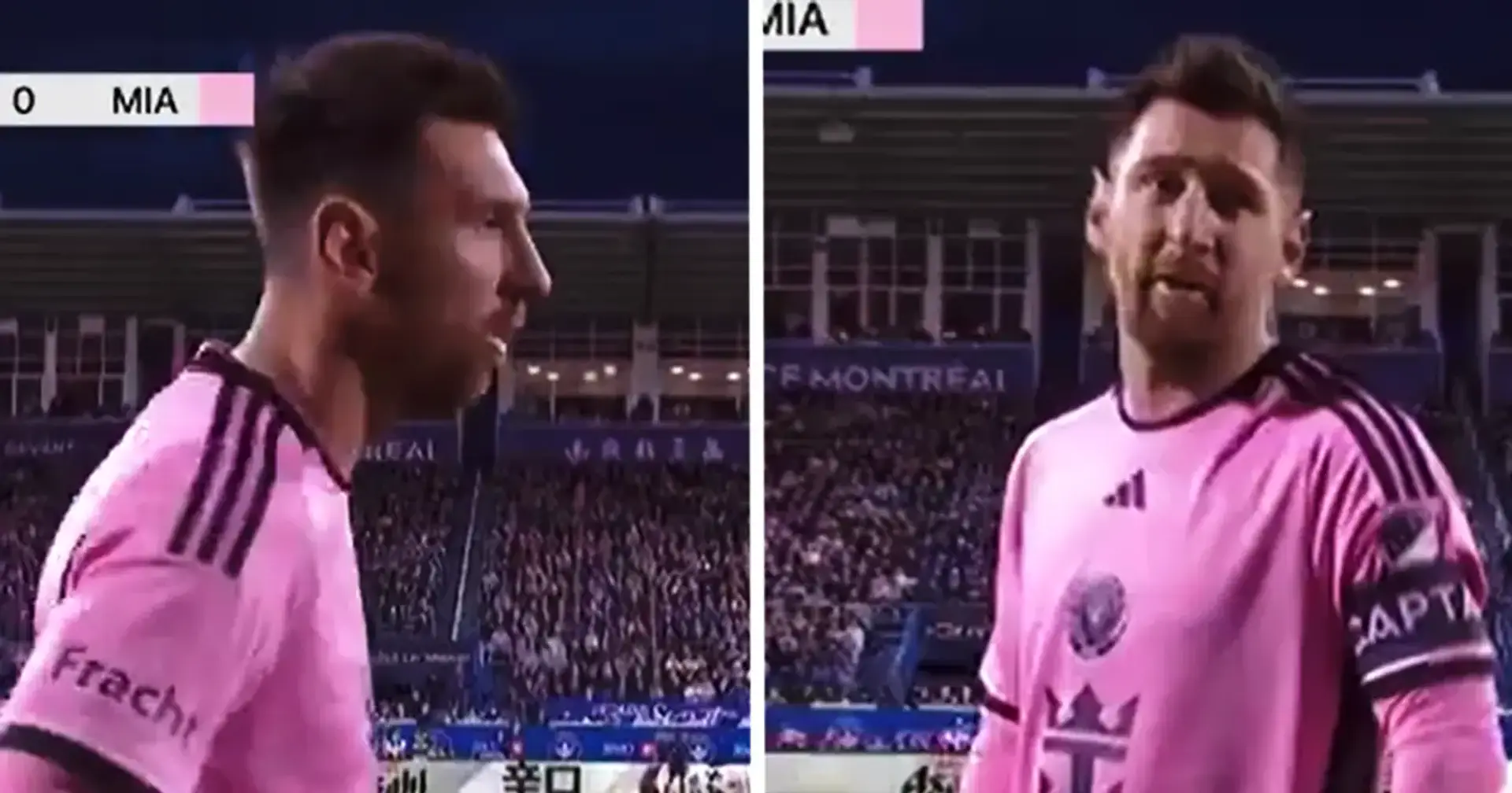 Messi zeigt sich vor laufenden Kameras unzufrieden mit neuer Regel in der MLS