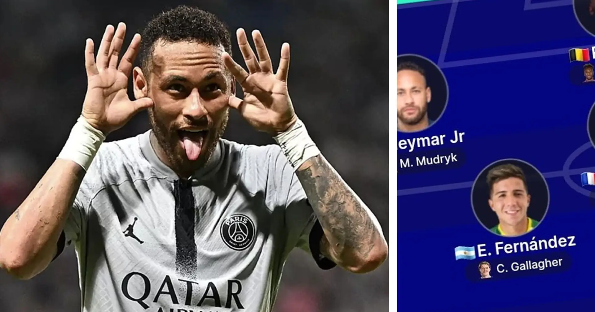 Fan envisions Chelsea attack line with possible Neymar signing; also includes three new players