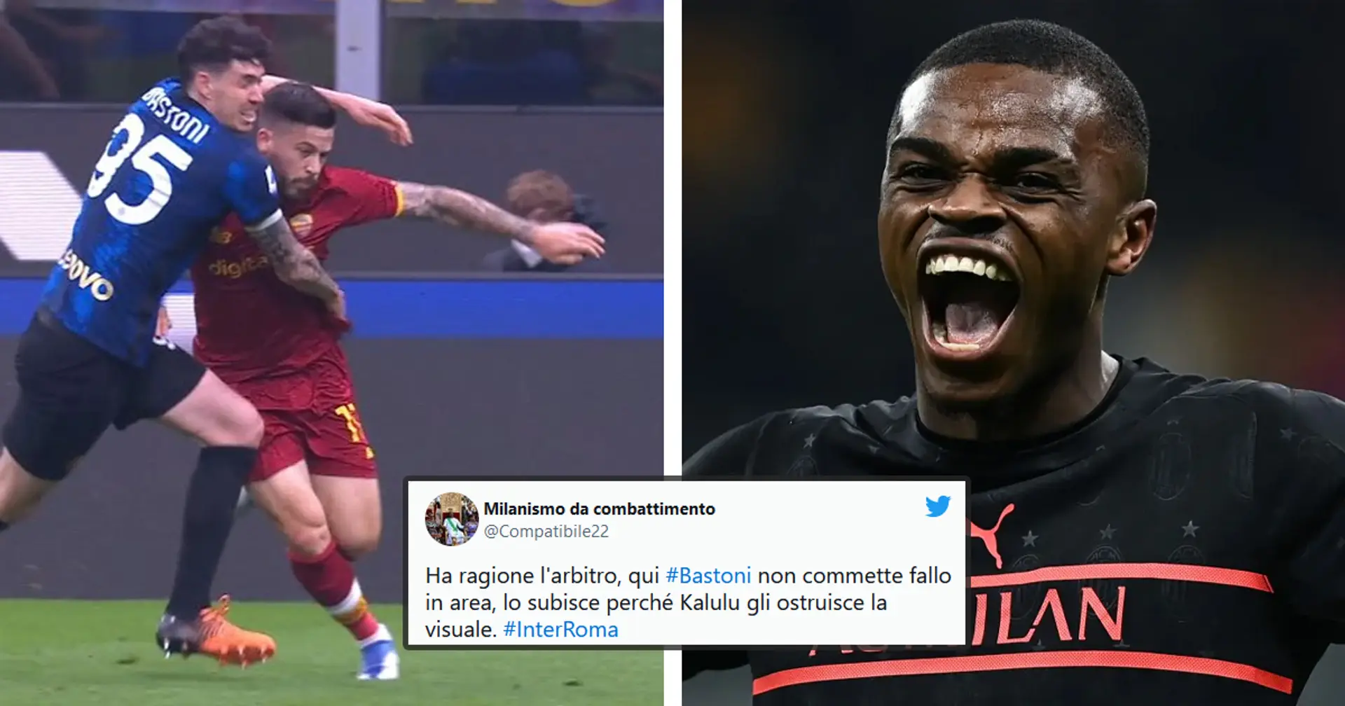 "È colpa di Kalulu!": i tifosi del Milan ironizzano sull'ultimo 'aiutino' degli arbitri a favore dell'Inter