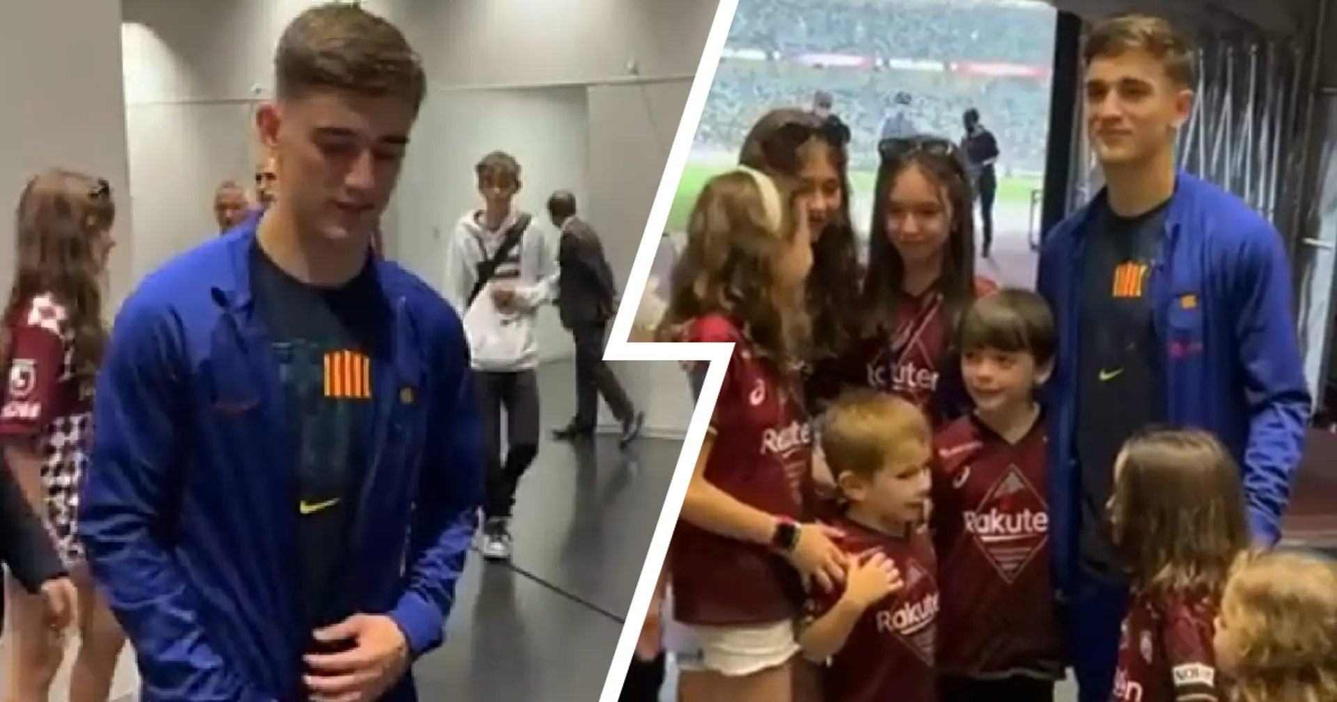 Gavi poses with Iniesta's kids and 2 more under-radar stories at Barca today