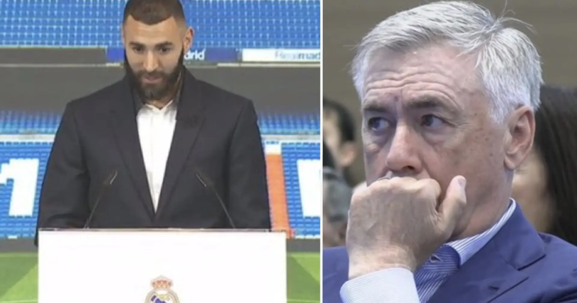 Spotted: Ancelotti's emotions during Benzema's farewell