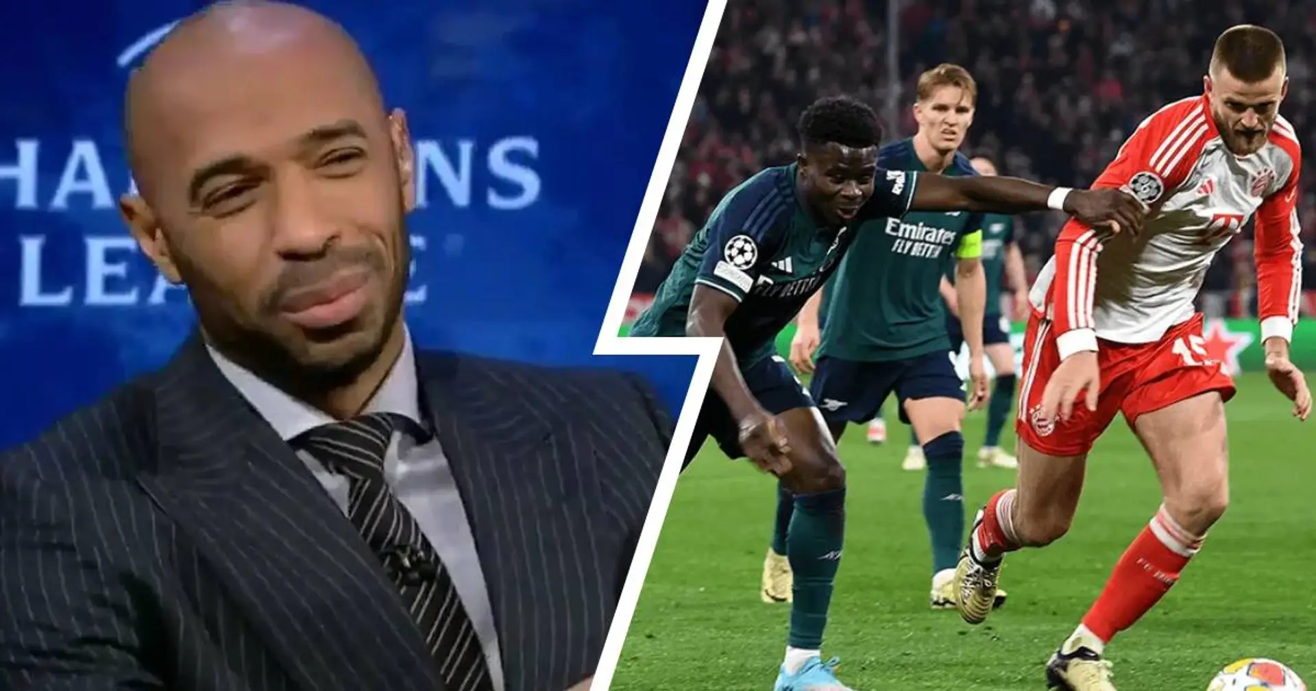 Thierry Henry notes 'weird' thing about Arsenal's defeat to Bayern Munich