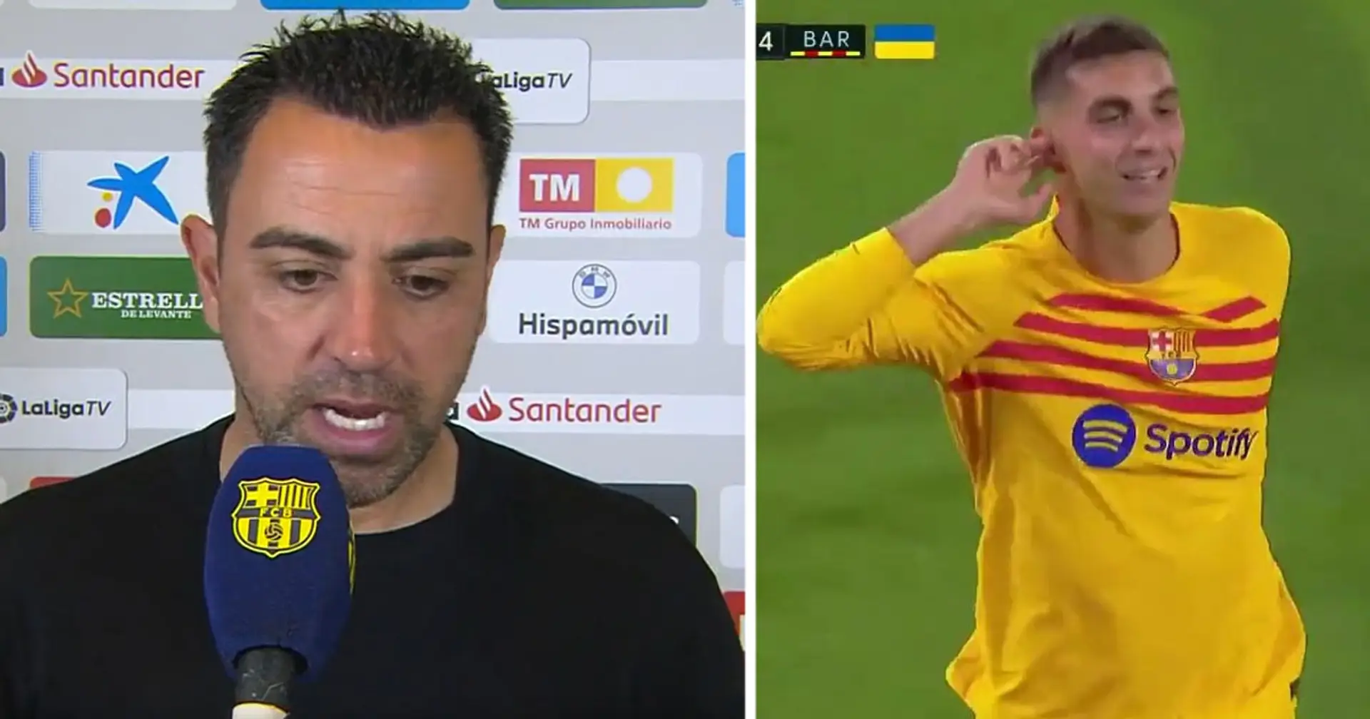 Xavi names 2 players who made the difference v Elche, they are benchwarmers usually