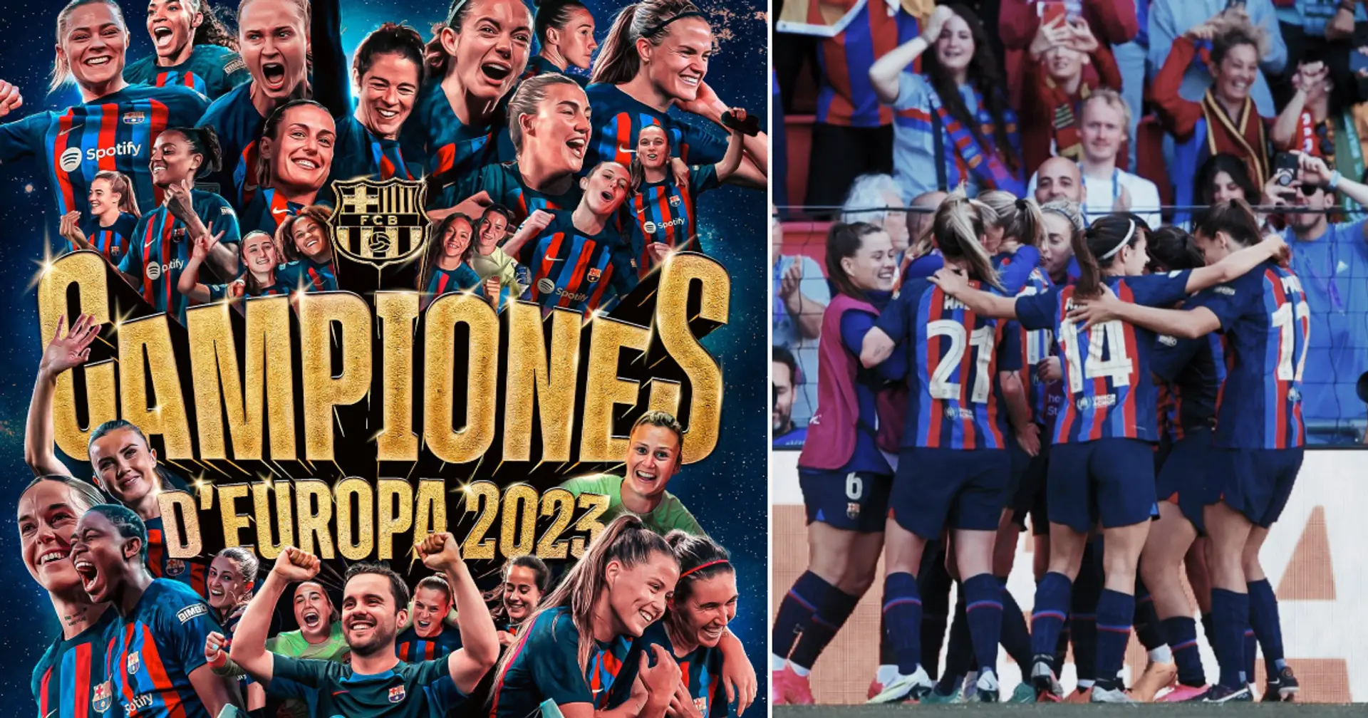 Barcelona Femeni produces insane comeback to win Champions League 