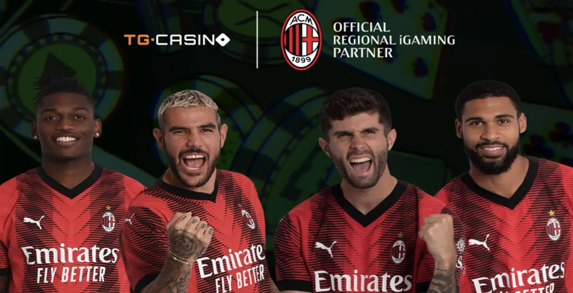 AC Milan announces partnership with TG.Casino