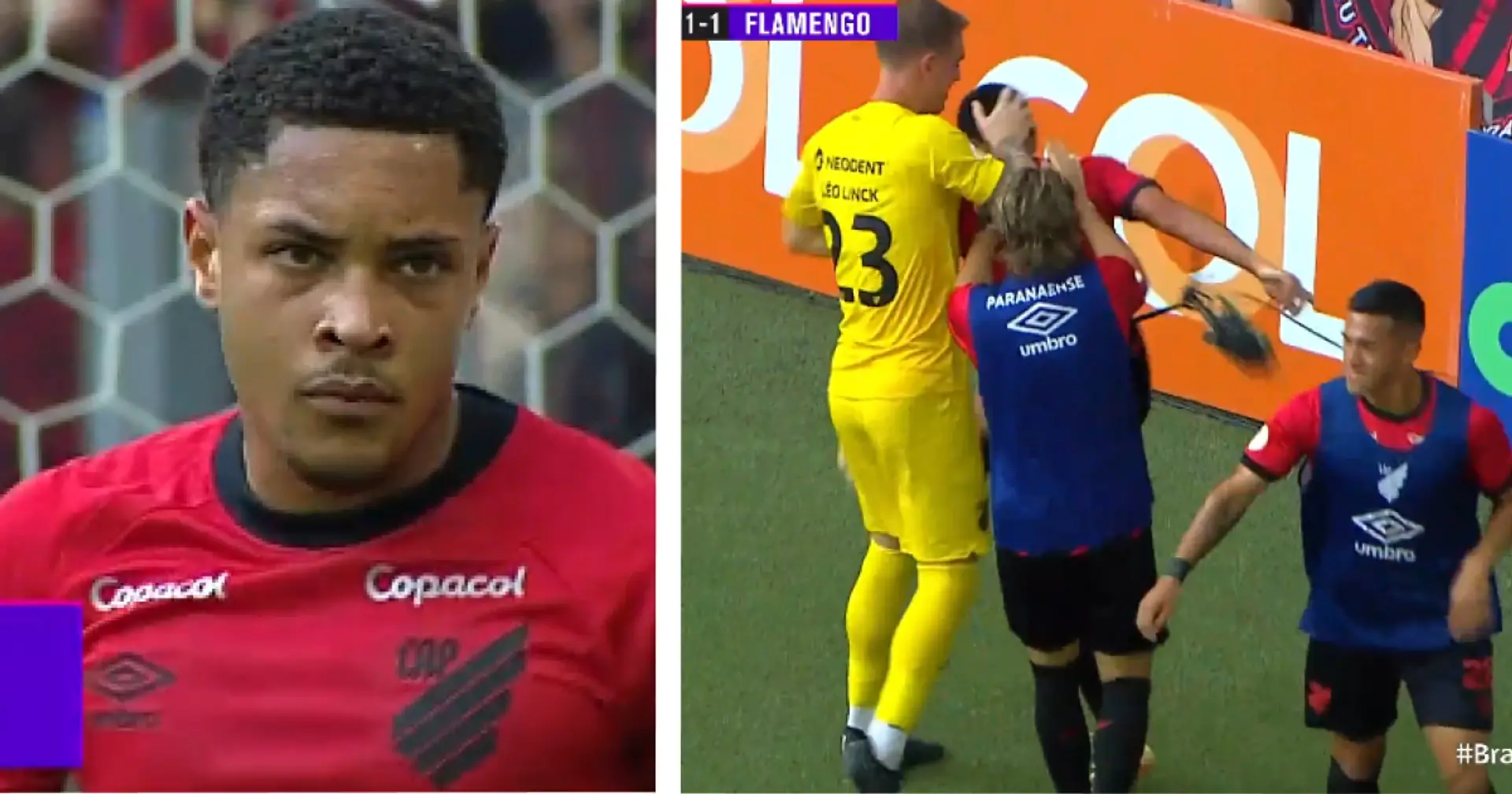 Chelsea target Vitor Roque scores most unintentional goal ever - angry moment in celebration follows