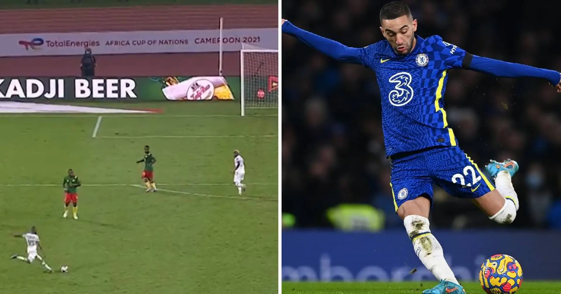 'He got inspired by Ziyech': Fans compare Comoros' wonder free-kick goal to Hakim's Spurs' strike (video)