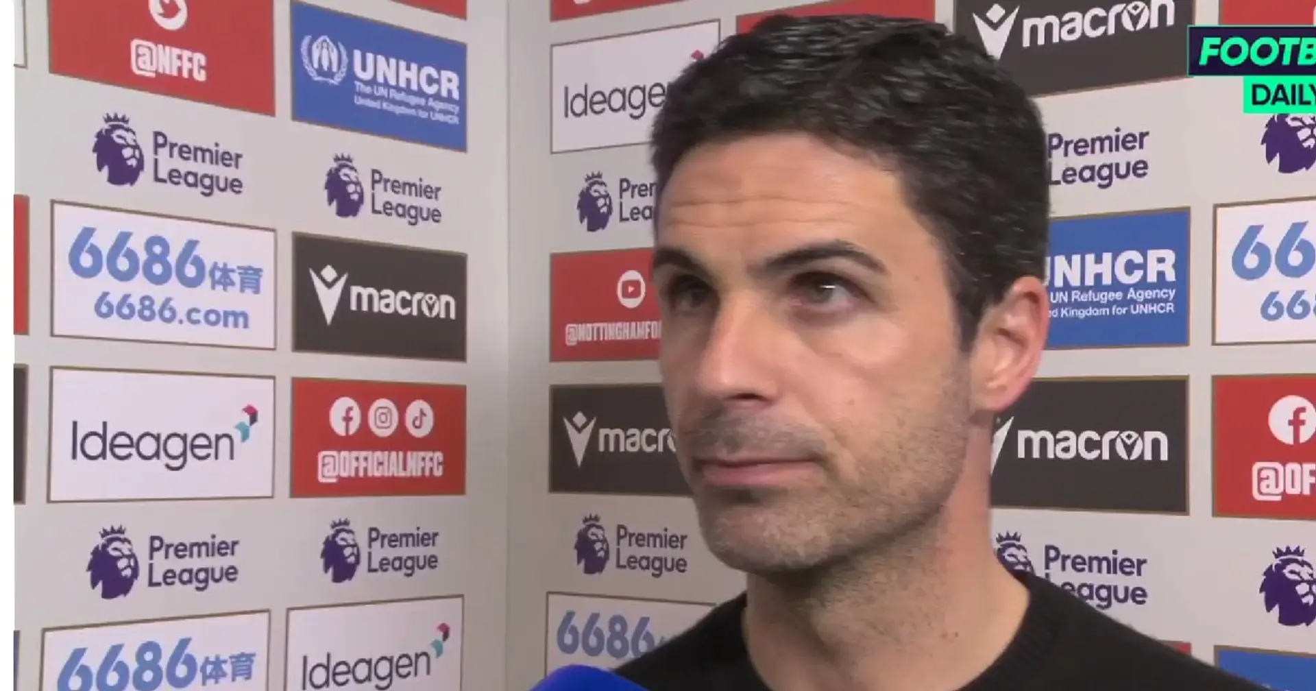 Mikel Arteta on Forest win: 'We suffered much more than we deserved'