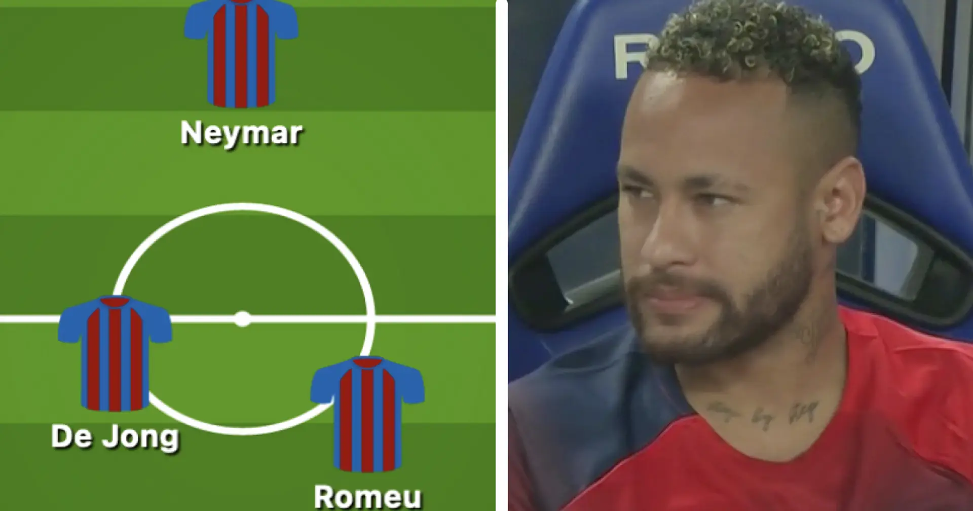 Cómo el Barça podría alinearse con Neymar: 3 opciones