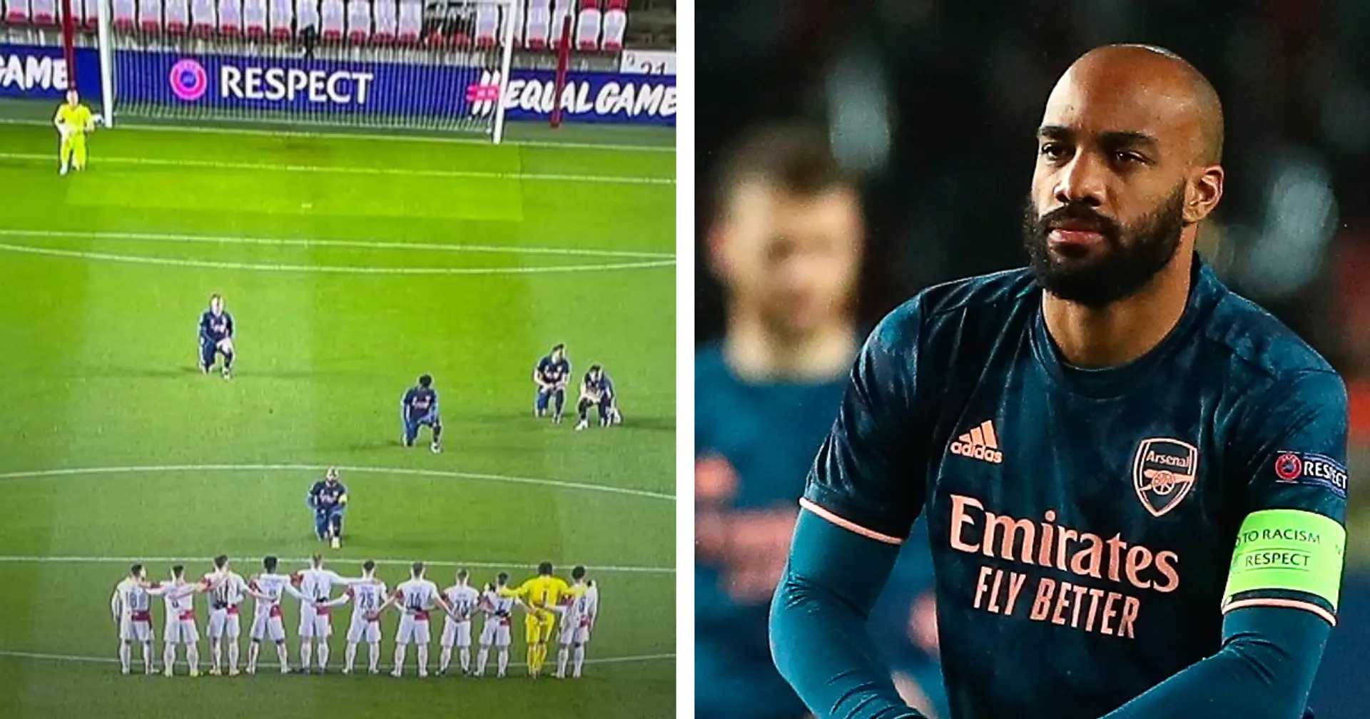 'Straight out of a movie': Arsenal fans rave about Lacazette's incredible gesture before kick-off in Slavia win
