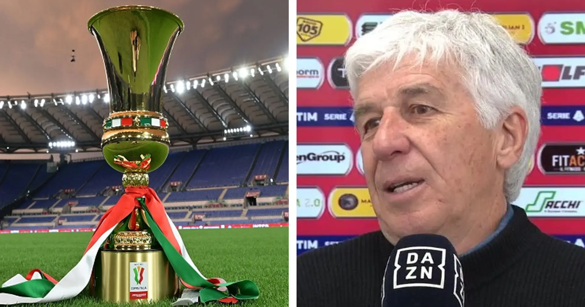 Gasperini pensa già alla Coppa Italia, ma non si sbilancia: "Noi favoriti? Contro la Juve mi sembra esagerato!"