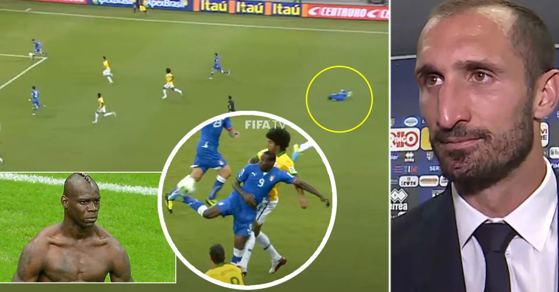 Giorgio Chiellini: Balotelli hat keinen Respekt vor dem Team. Er hat gegen Brasilien eine Ohrfeige verdient