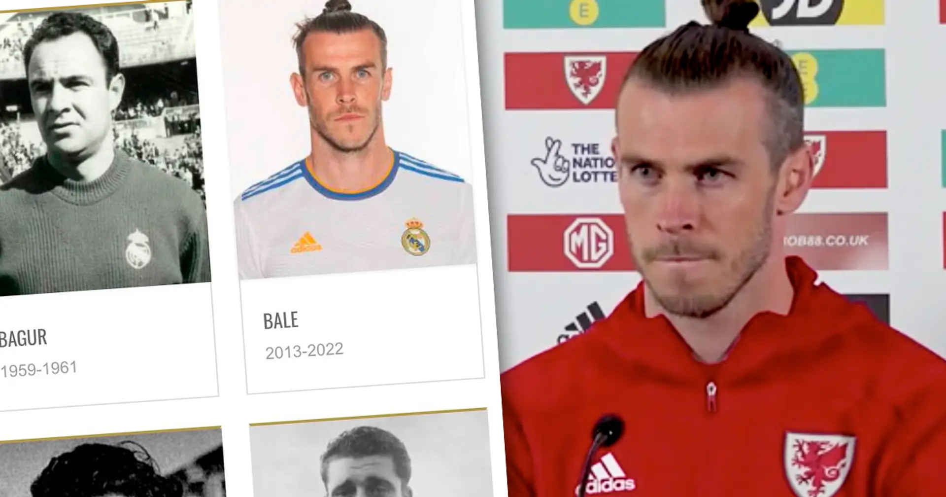 Le Real Madrid ajoute 3 joueurs à la liste des légendes, dont Bale
