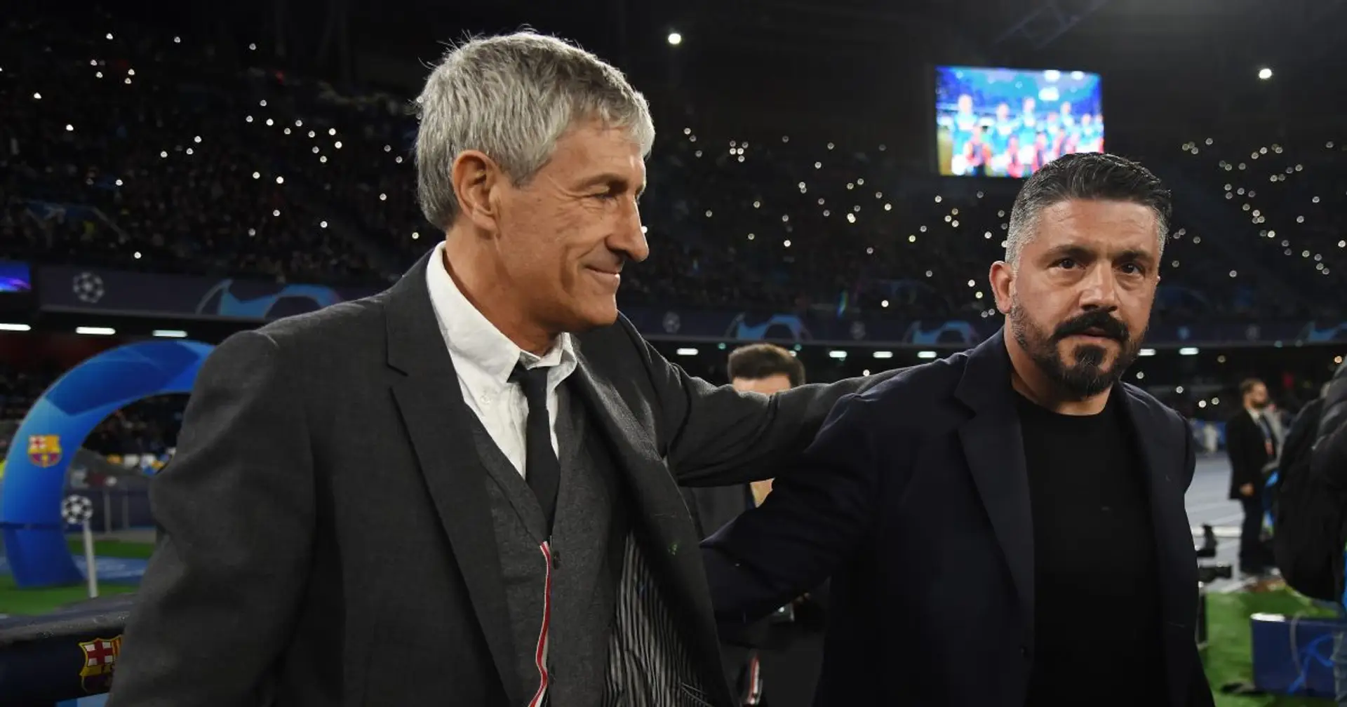 Setien teme il Napoli: "La squadra di Gattuso non sa solo difendersi. E' migliorato adesso è una grande squadra"