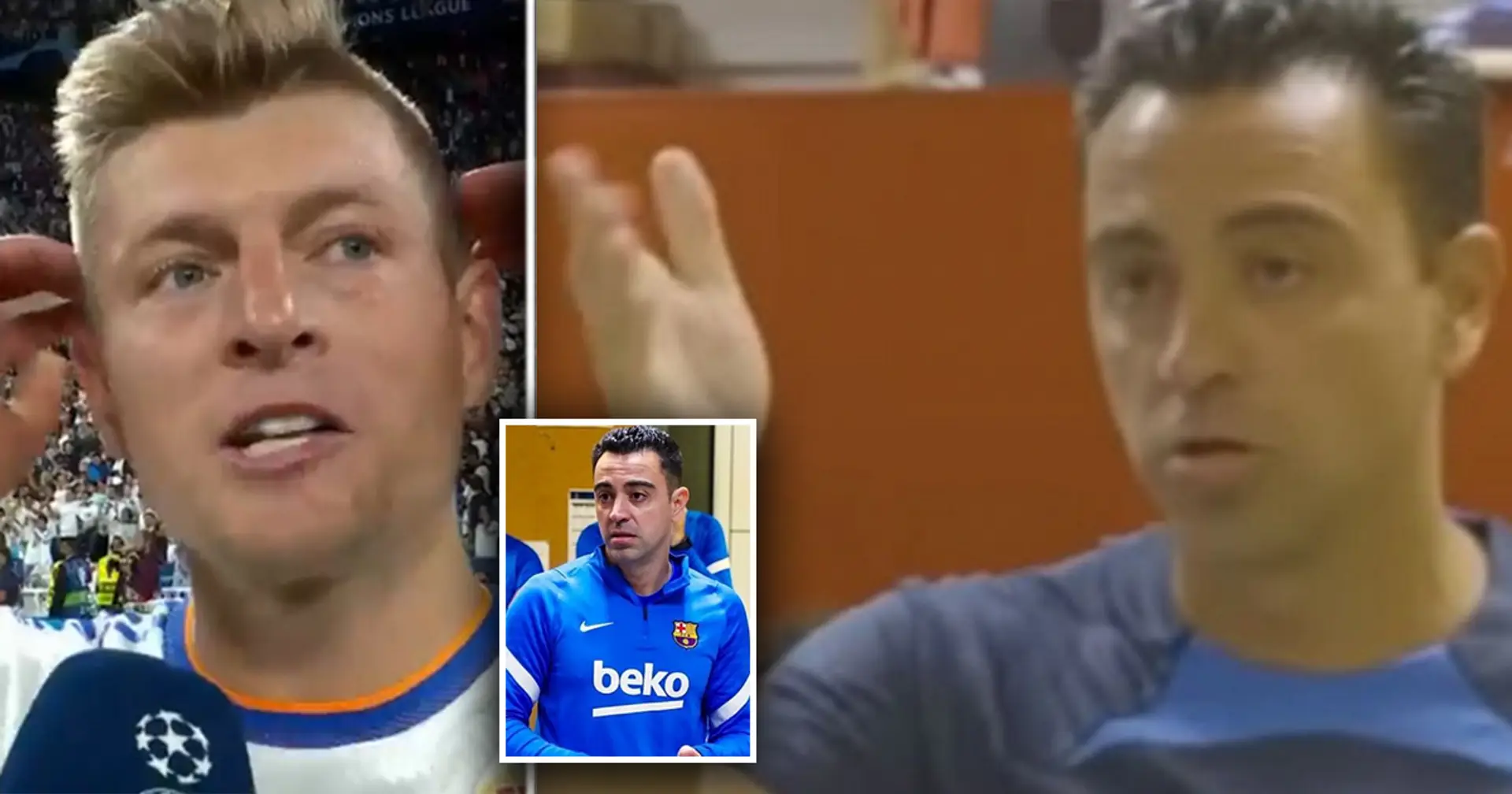 "L'avez-vous vu hier?": Comment Xavi a taclé Toni Kroos devant les joueurs du Barça pendant le Clasico