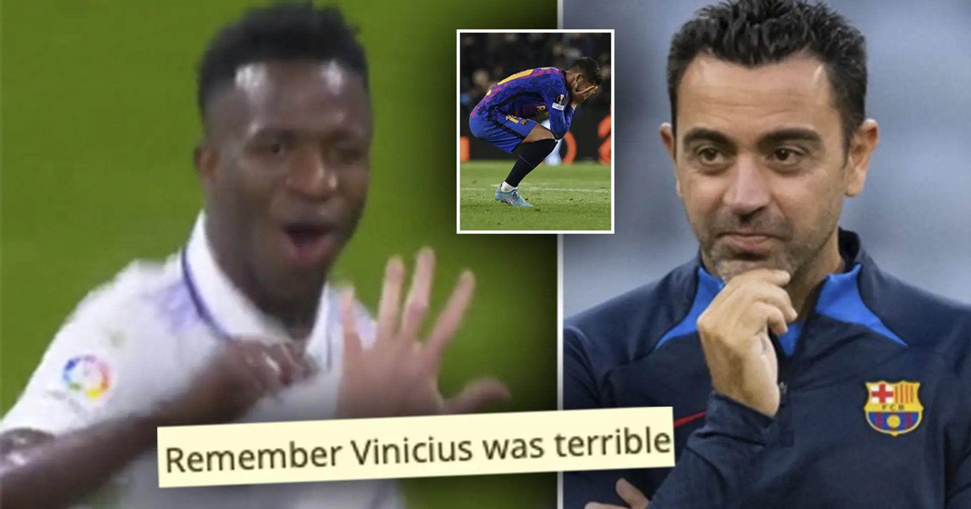 Cules use Vinicius Jr example to prove Barca might have one 'world-class player in the making'