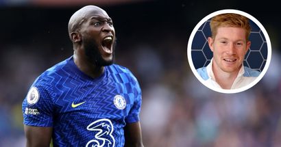 'We will have a handful with him': De Bruyne names Lukaku as 'massive threat' for Man City