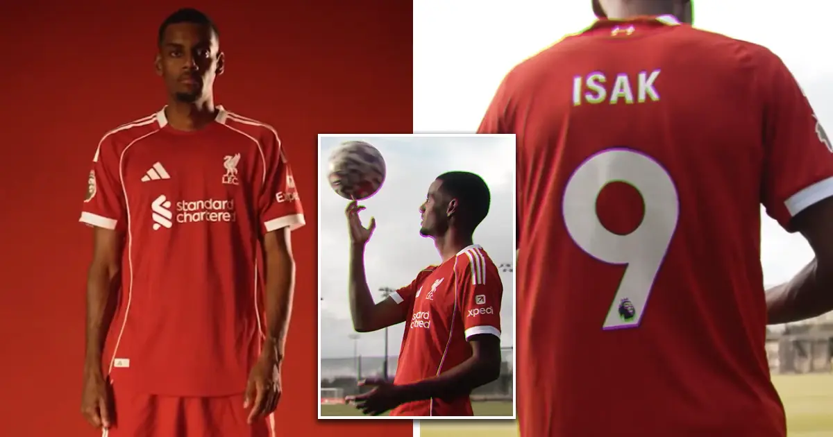Reds new number 9: Alexander Isak unveiled in spectacular announcement ...