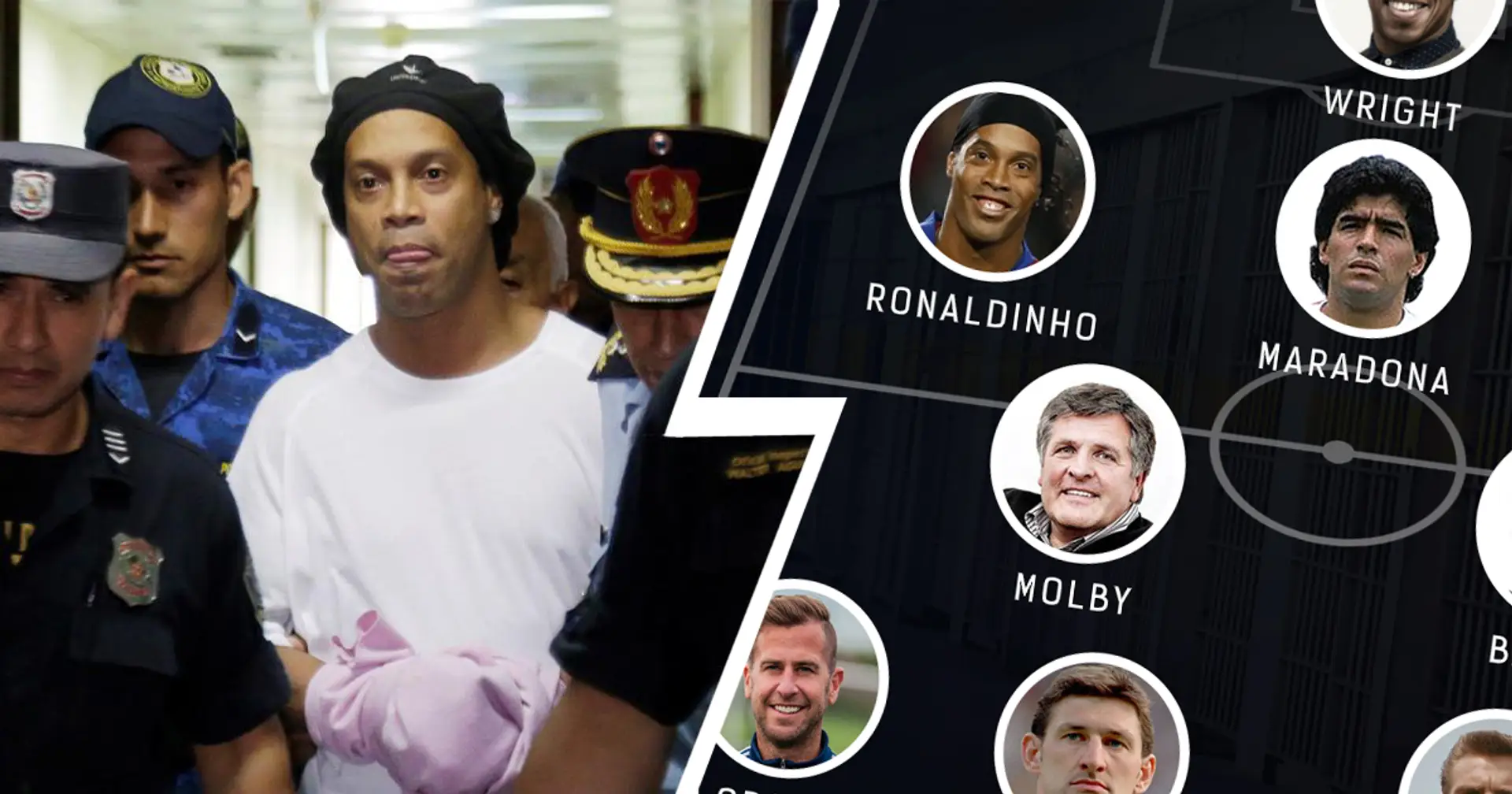 'You are under arrest!': Ultimate XI of footballers who have been to jail