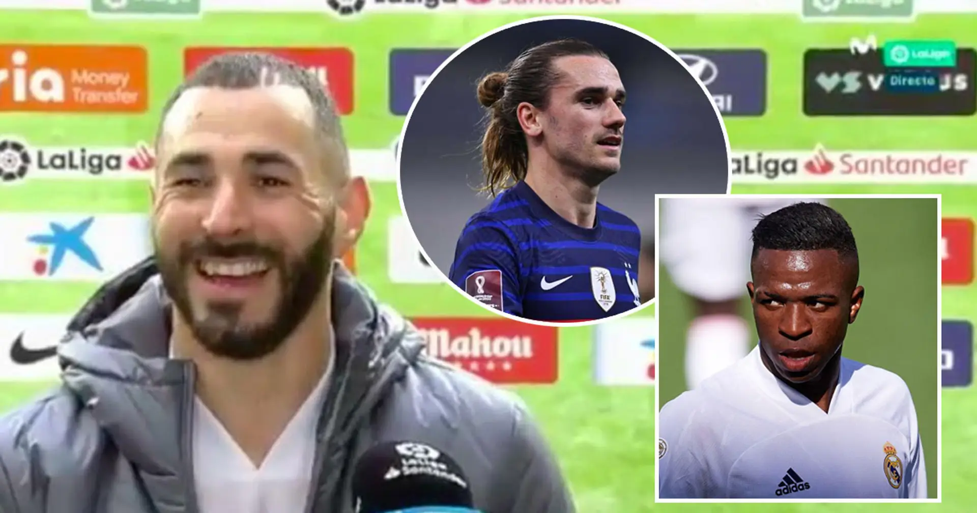 Benzema appears to aim dig at Real Madrid teammates while discussing Griezmann reunion at France