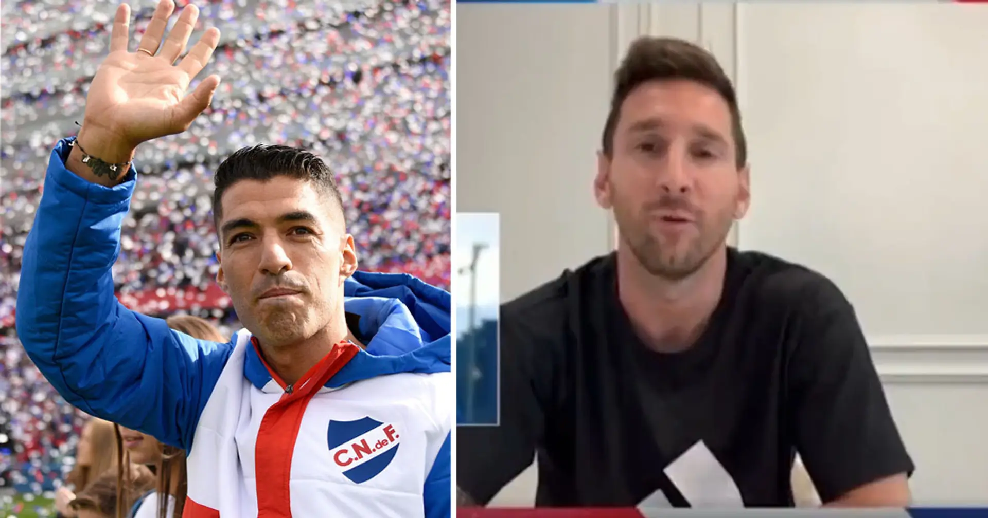 Messi sends touching message to Suarez as striker completes move to boyhood club
