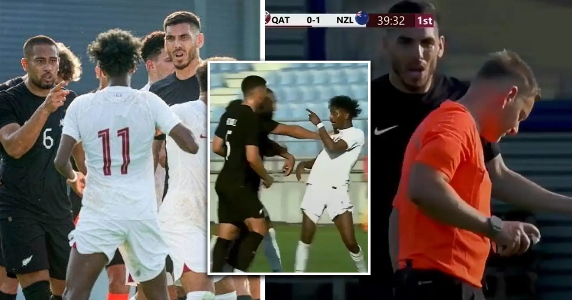 All Whites abandon match vs Qatar, claim their player was racially abused