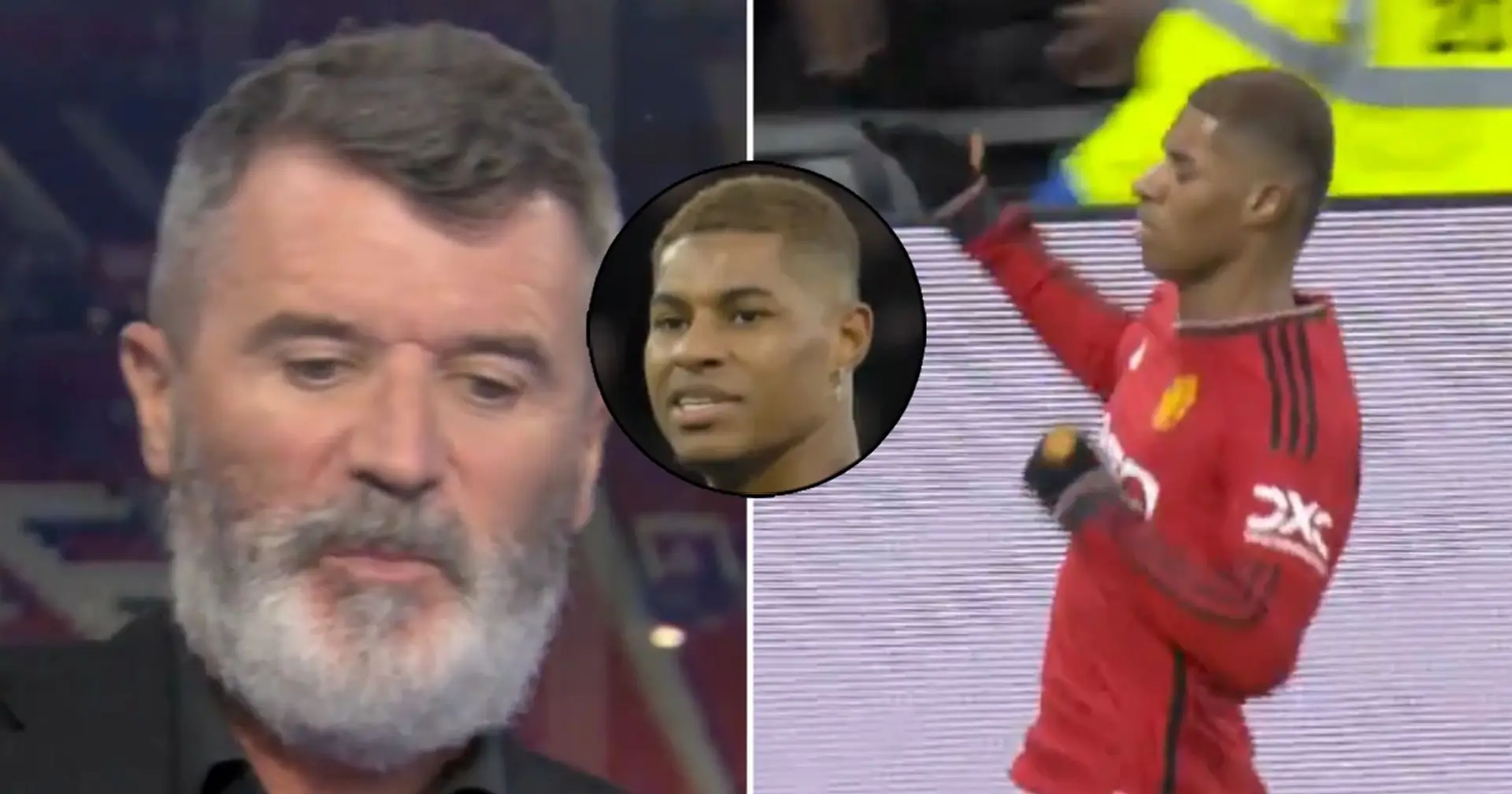 Rashford clarifies new celebration after Roy Keane criticism - it had to do with Sancho