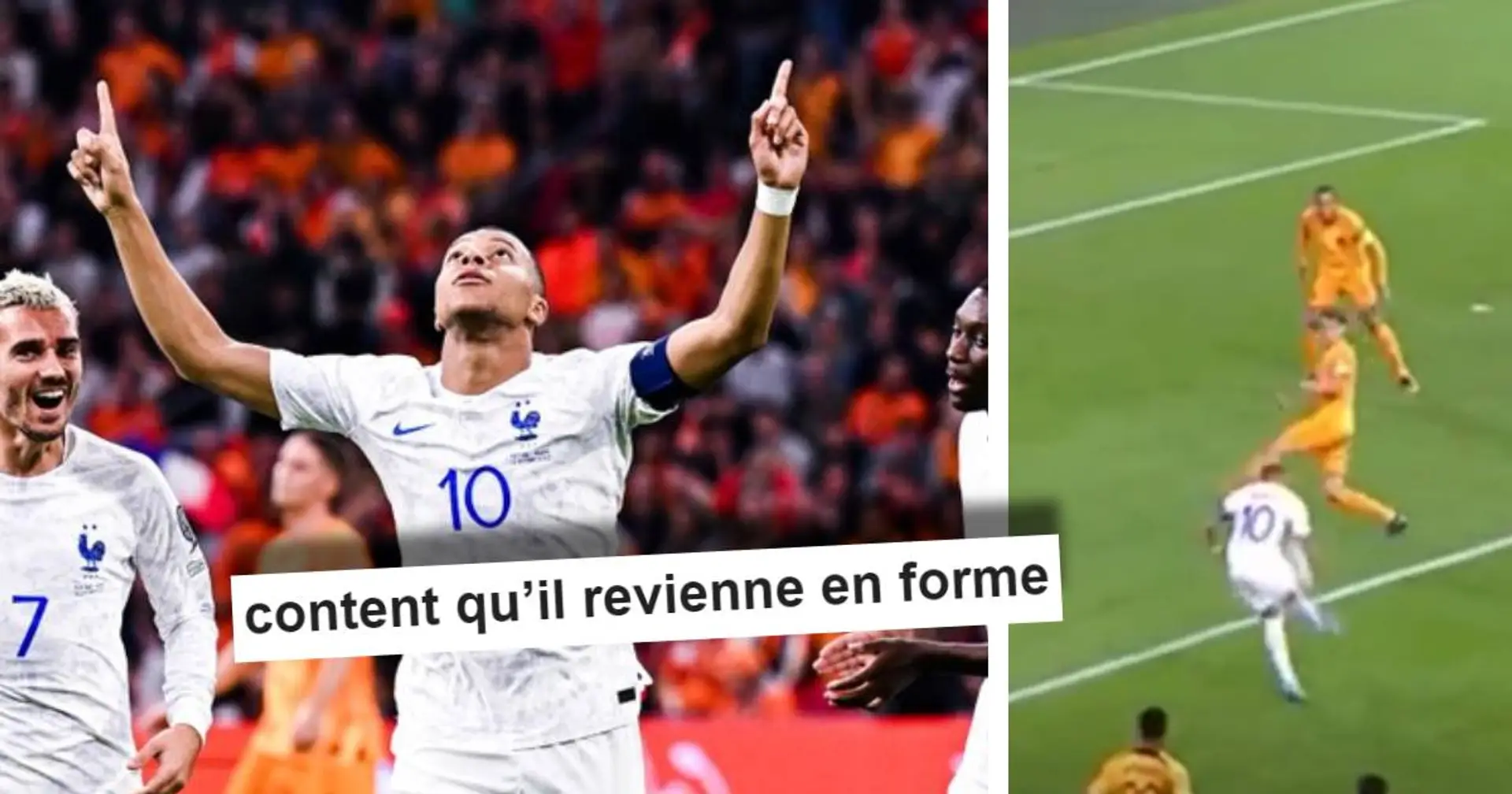 "Il donne l'impression que c'est si facile" : les fans de tout bord réagissent au superbe but de Mbappé vs Pays Bas