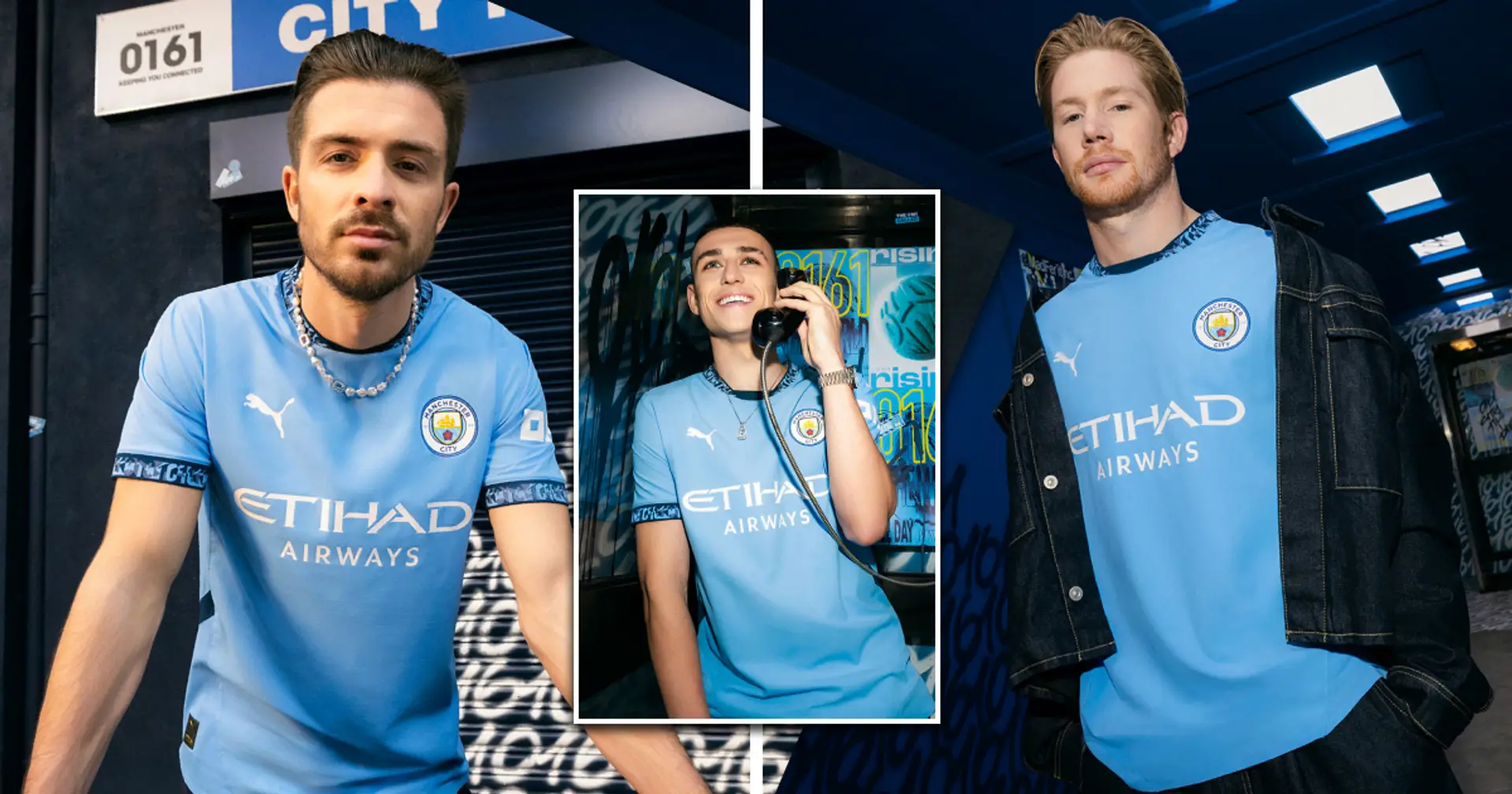 Man City's home kit reveal suggests one player will stay in the club despite transfer rumours 