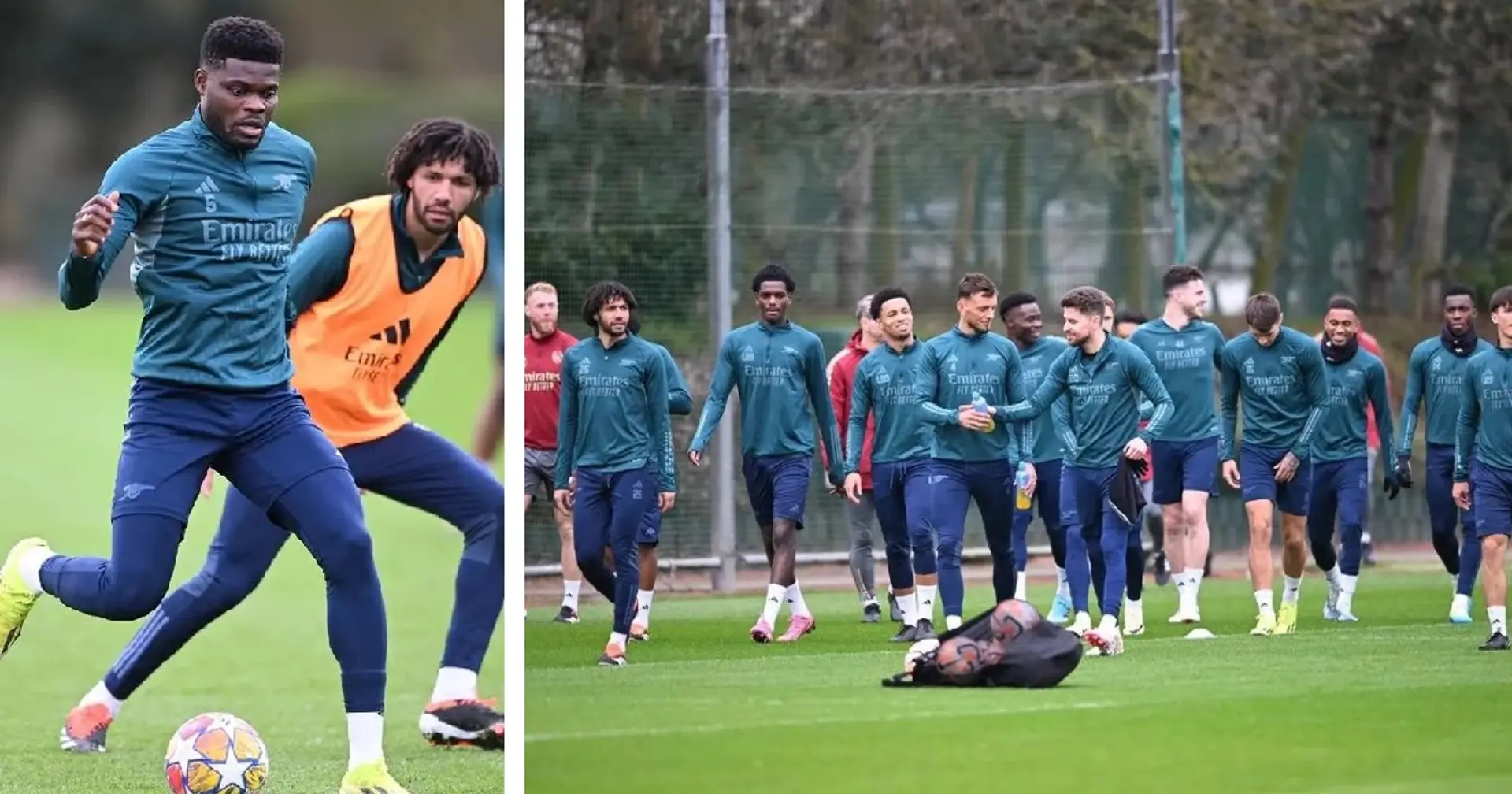 Partey returns, 3 players absent: Update from Arsenal's final training for Porto clash 