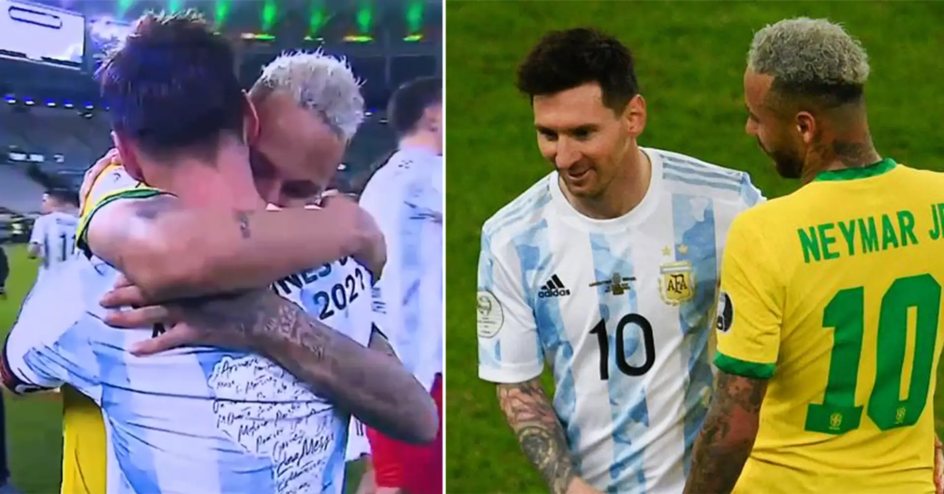 Neymar verrät, was er Leo Messi erzählt hat, nachdem Argentinien Brasilien im Copa-Finale besiegt hat