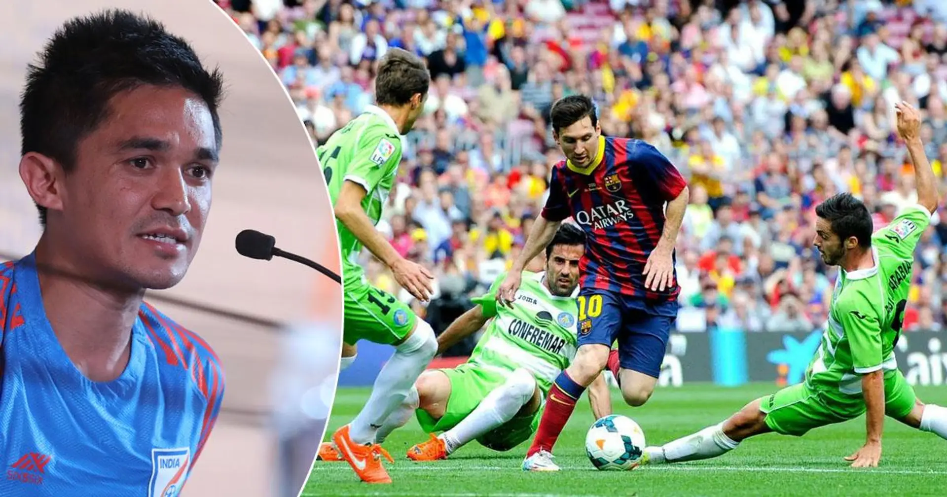 "Quand je suis triste, je regarde les vidéos de Messi": a déclaré l'attaquant évalué à 200 000 € qui a battu le grand record international de Leo