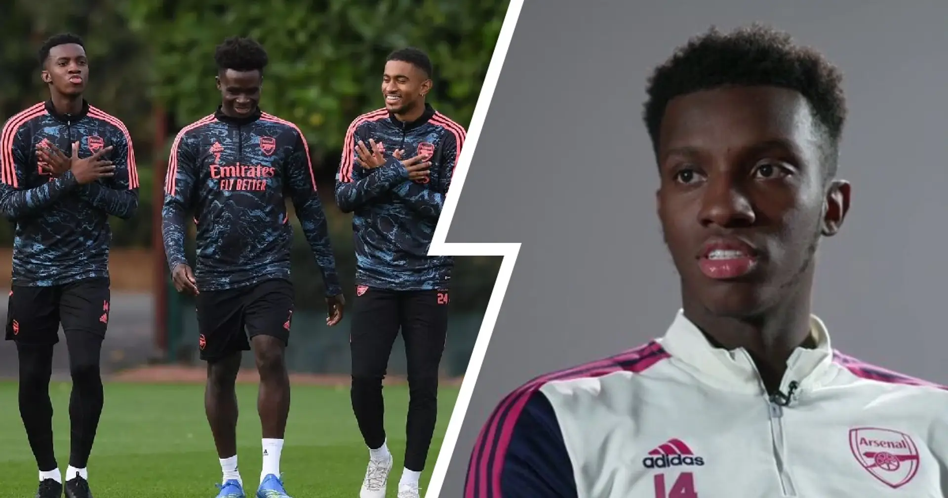 'He's like a brother': Nketiah names fellow Arsenal academy graduate as favourite teammate