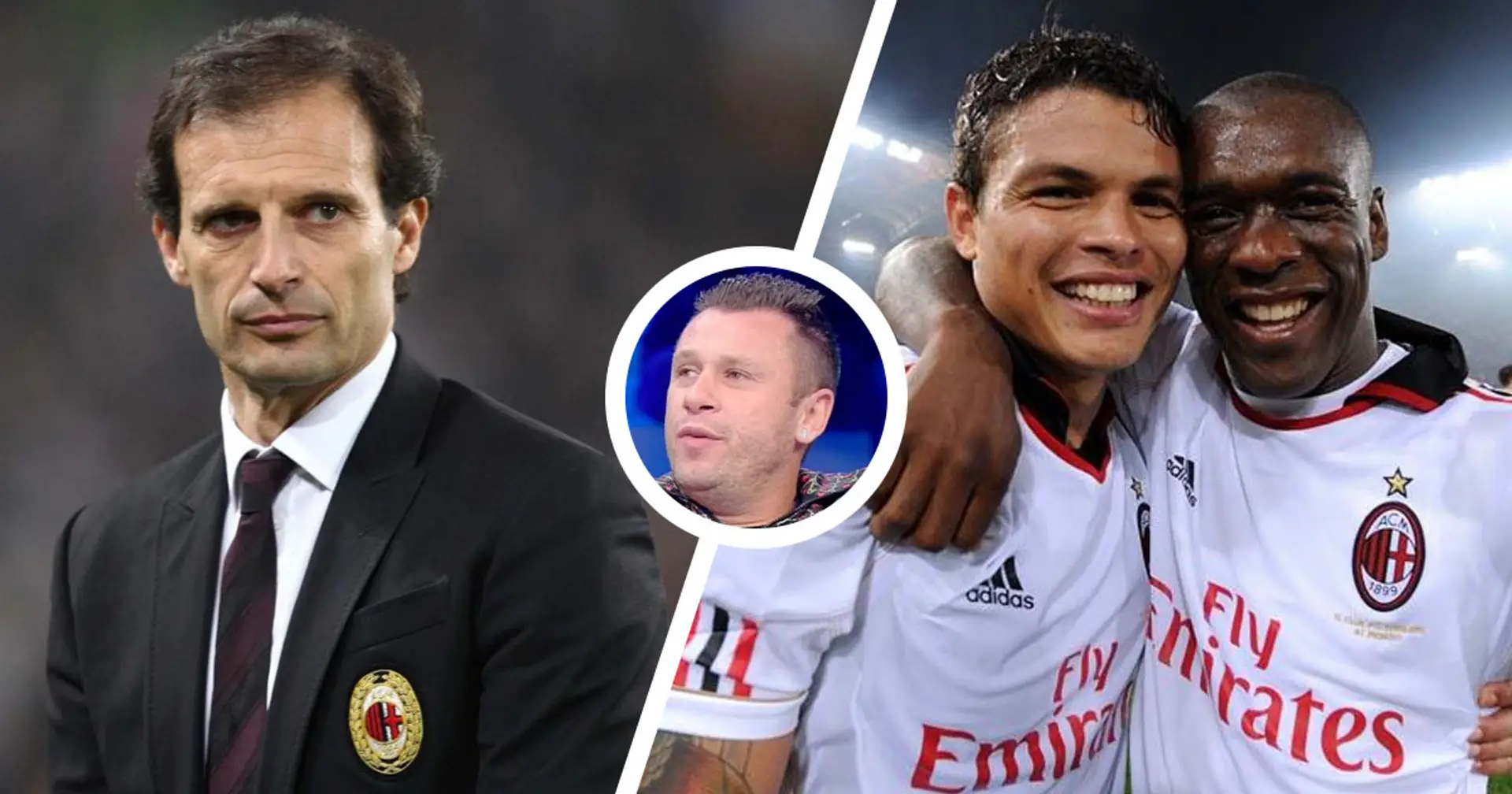 "Con Thiago Silva, Seedorf e gli altri facevamo tutto da soli!": la stoccata di Cassano ad Allegri ai tempi del Milan