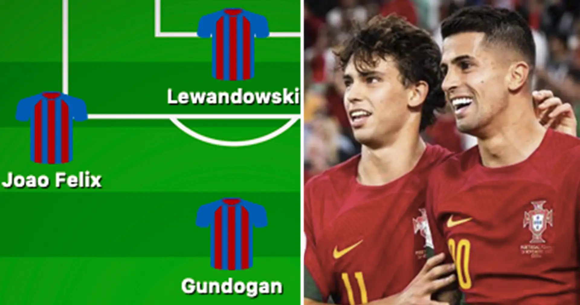 How Barcelona could line up with both Joao Cancelo and Joao Felix