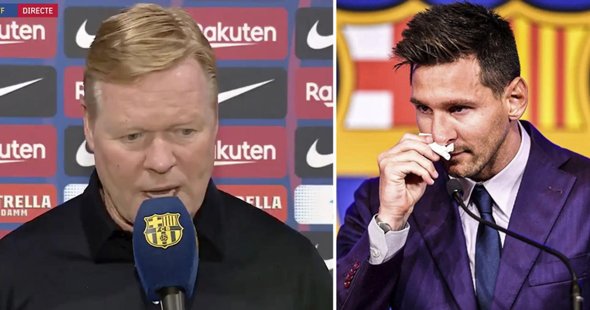 'We will not have those goals scored by Messi': Koeman reacts to Leo's exit, names one thing Barca should improve