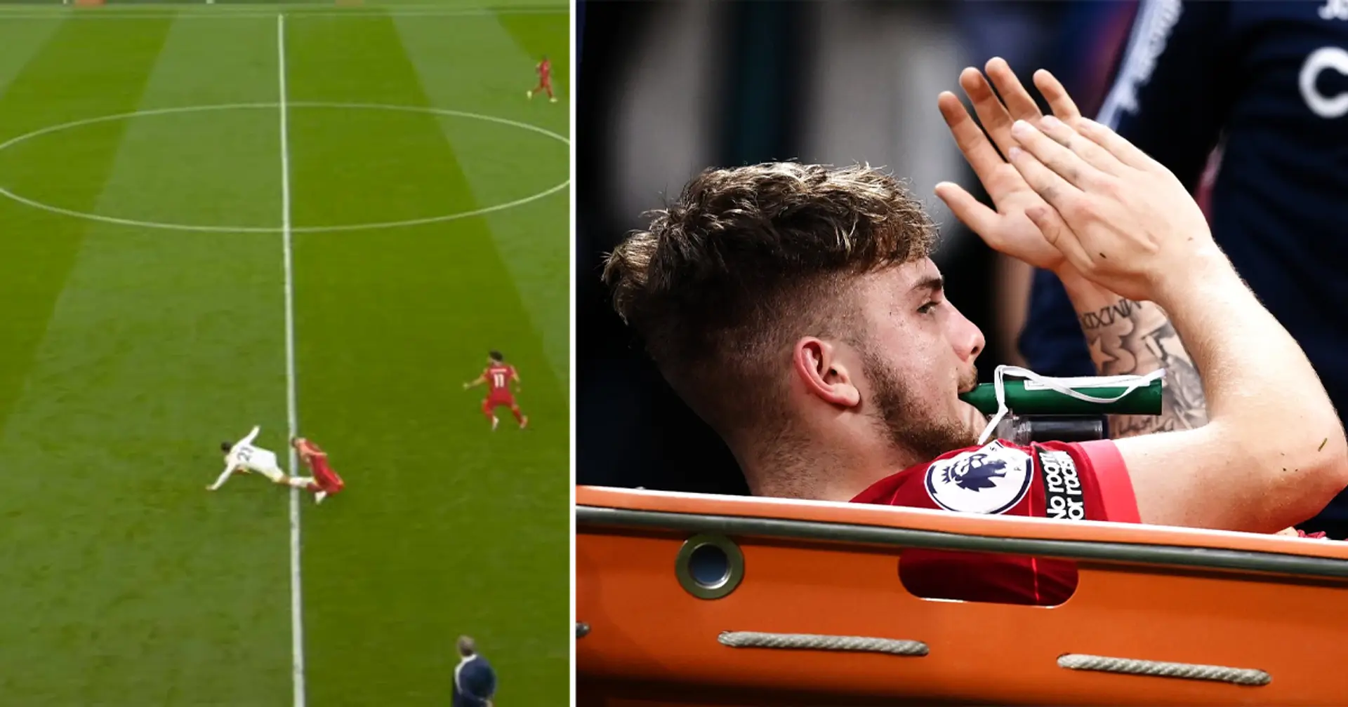 Liverpool youngster Harvey Elliott suffers serious injury, takes on oxygen while being carried off pitch