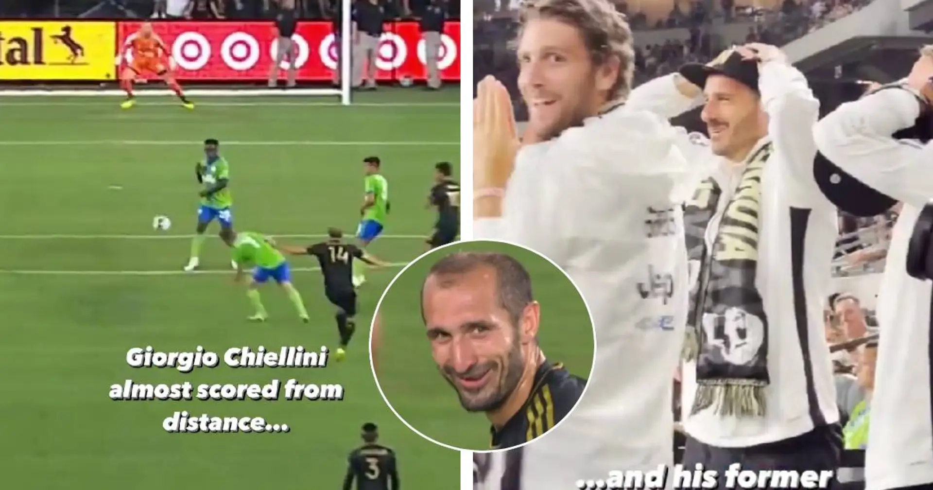 📹Chiellini sfiora l'eurogol in MLS: la reazione dei giocatori della Juventus è tutta da ridere