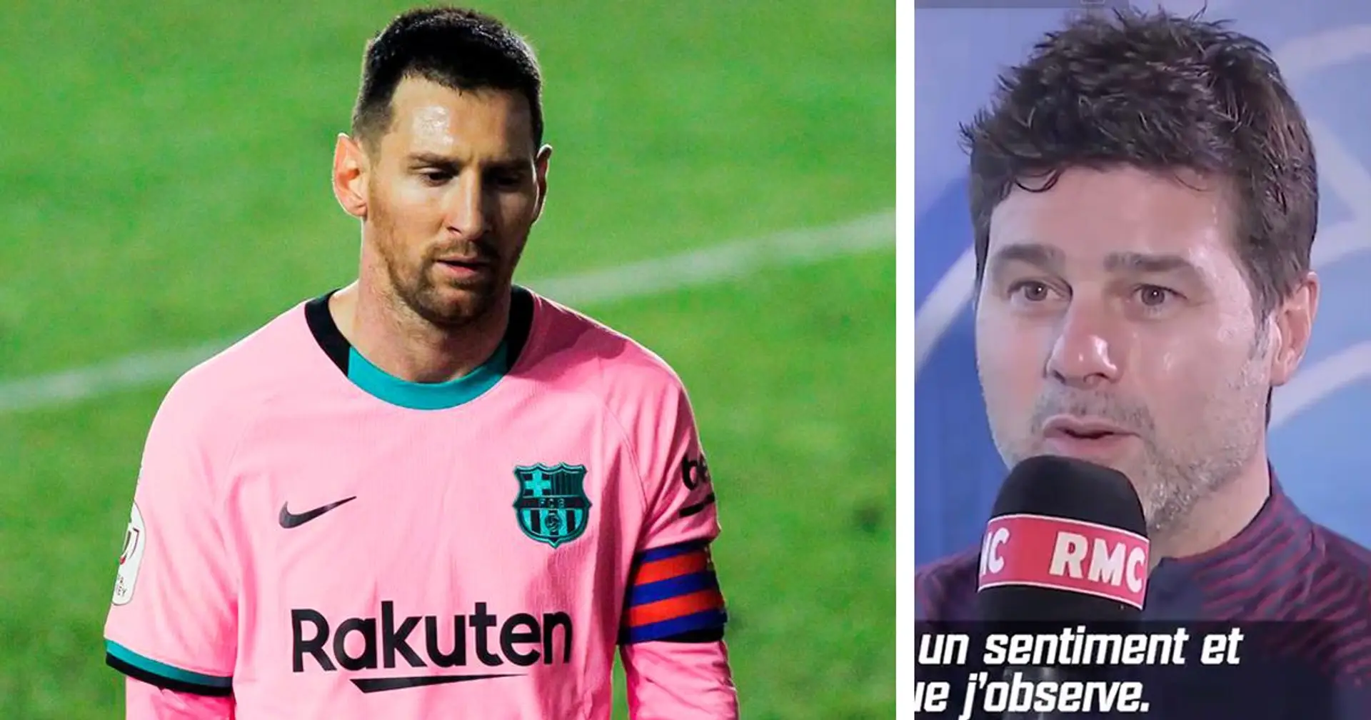 Pochettino: "S'il y a une possibilité d'entraîner Messi, c'est incroyable"