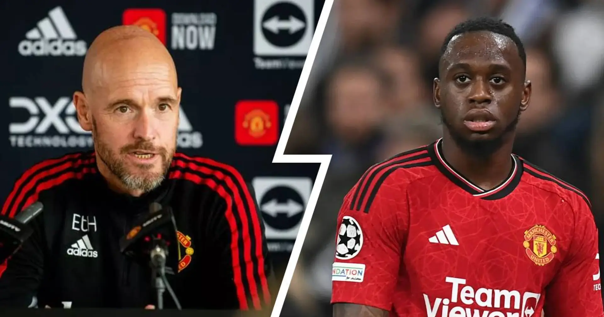 Ten Hag rules out Wan-Bissaka & 2 more players for Aston Villa clash