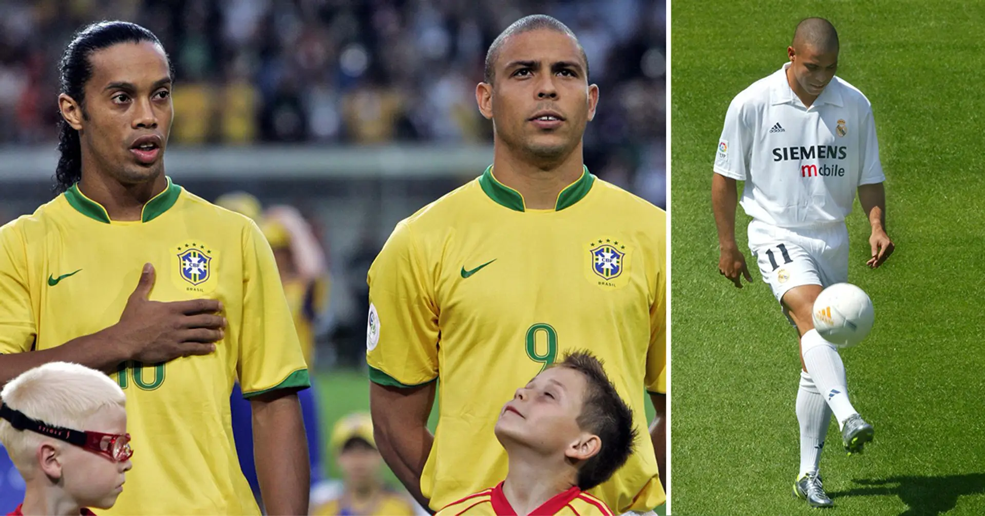 Ronaldinho and Ronaldo Nazario named the toughest opponent they've ever faced on the pitch