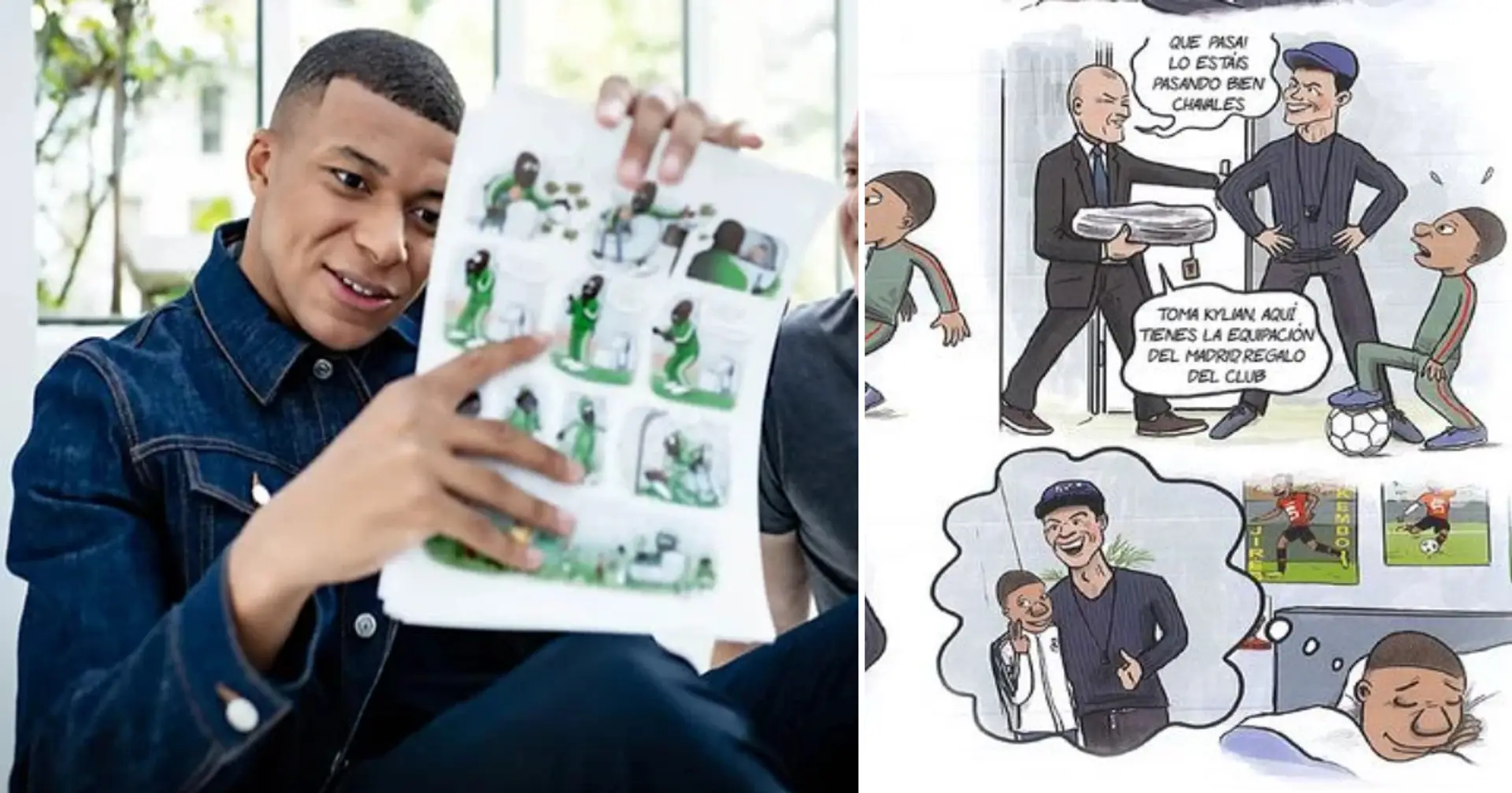 Kylian Mbappe labels trip to Real Madrid the best day of his life in his new comic book