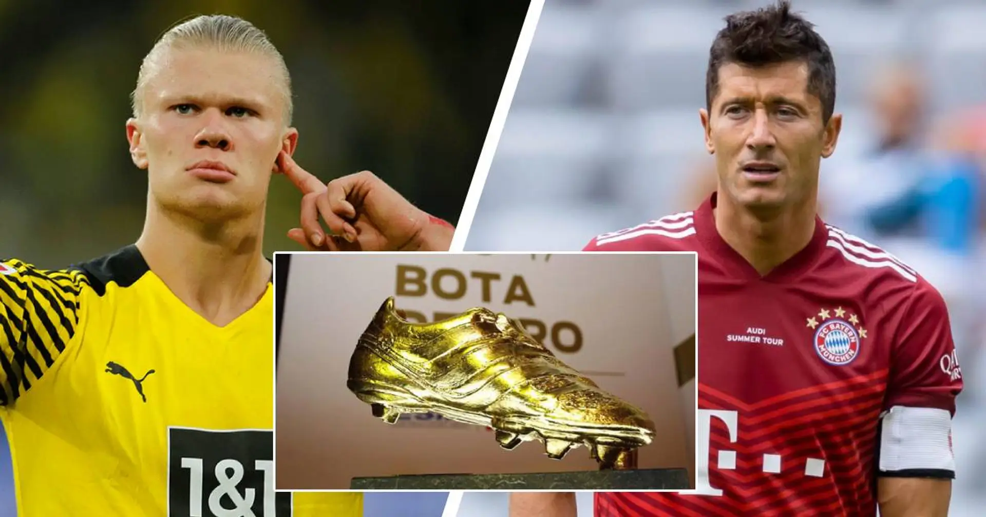 Goldener Schuh 2021/22: Haaland und Lewandowski gleichauf, aber noch nicht in der Top-10