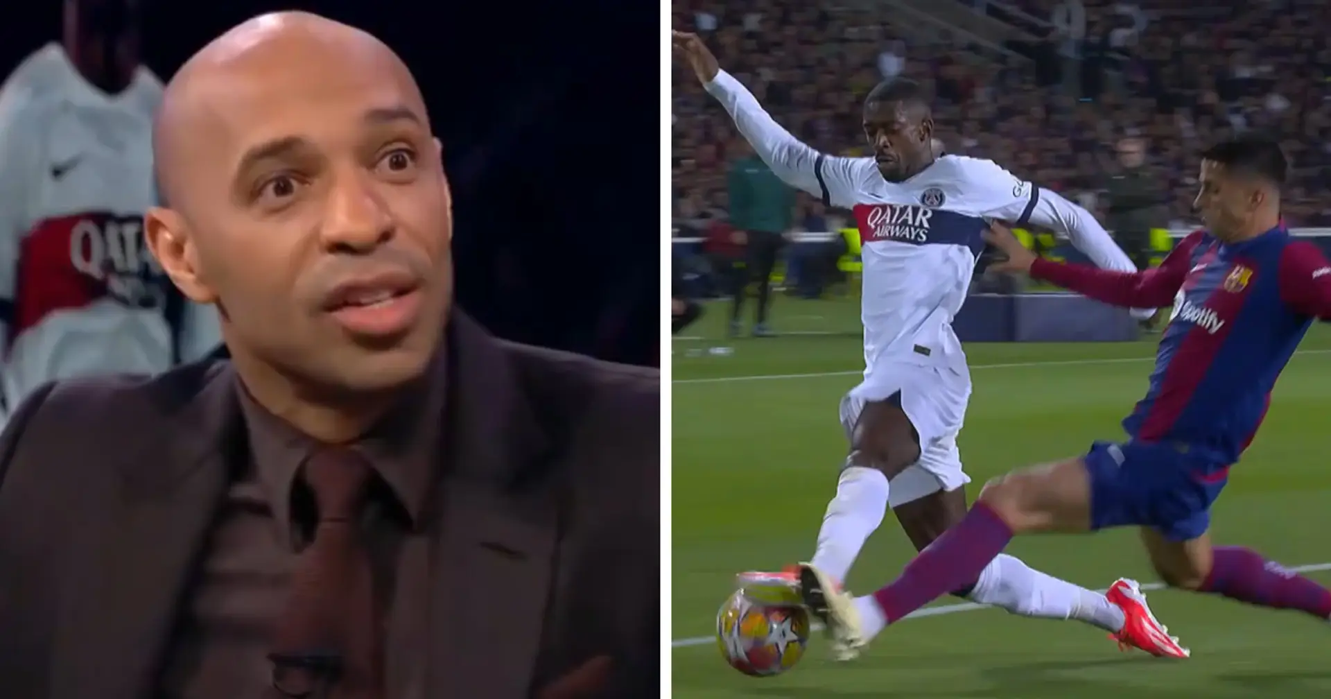 Dembele vs Cancelo episode analysed: Thierry Henry explains why players commit foolish fouls