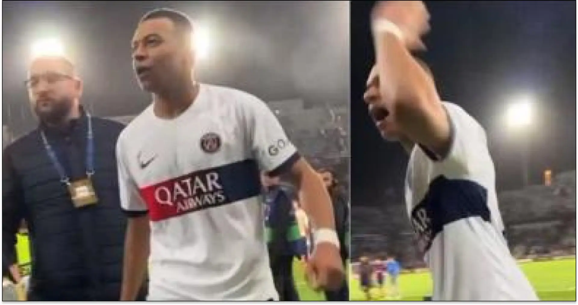 Mbappe antics lead to 60-man tunnel fight after Barca v PSG game