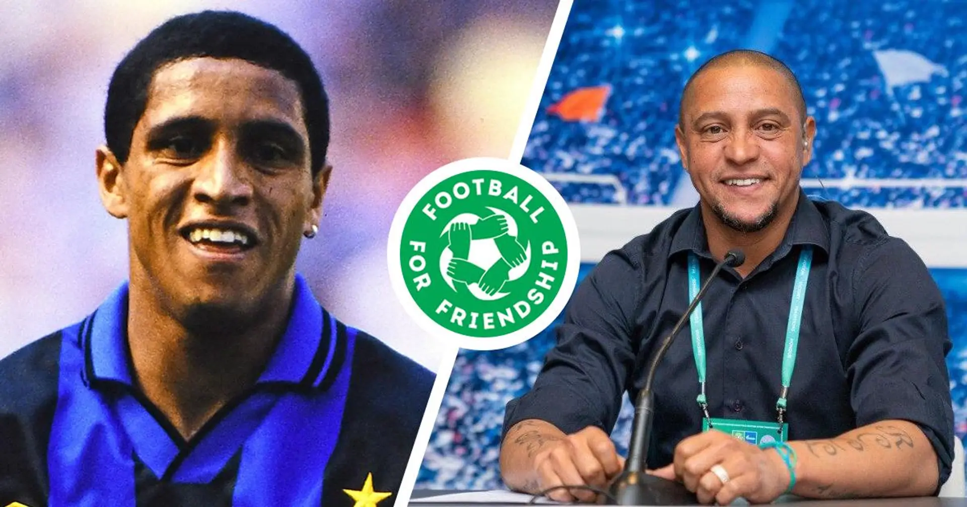 L'ex Inter Roberto Carlos regalerà magliette autografate ai bambini nell'ambito del programma "Football for Friendship"