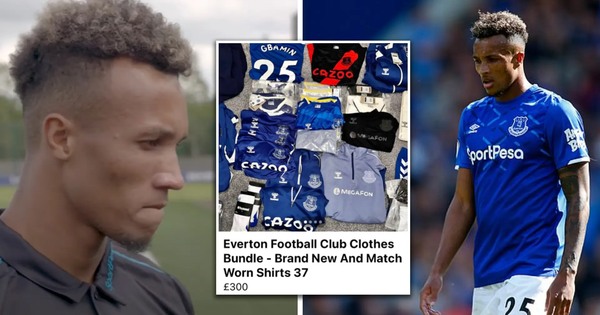 €25m Everton player sells his Toffees gear on Facebook for £300