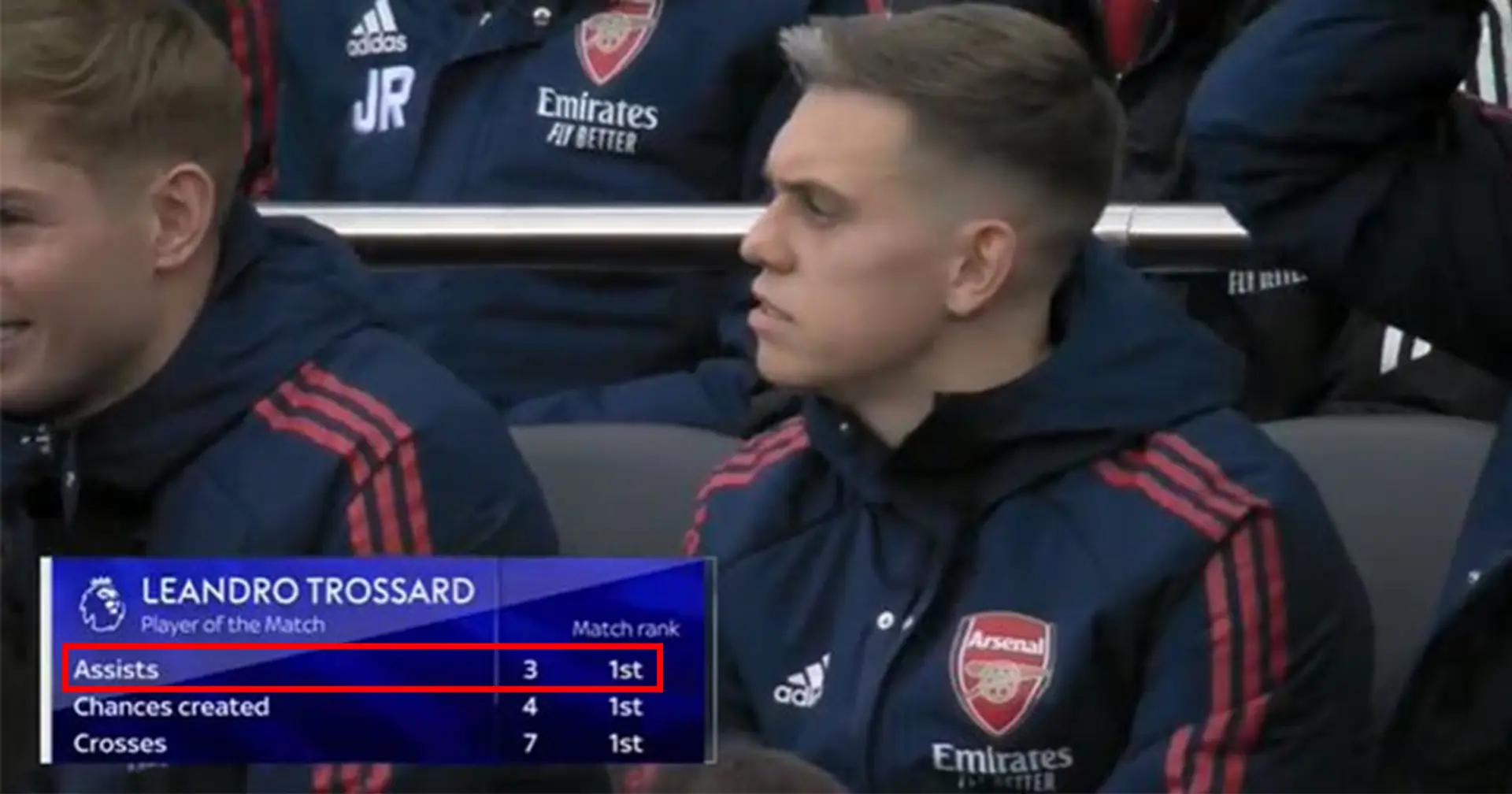 When was the last time Arsenal player assisted 3 times in one game? Answered