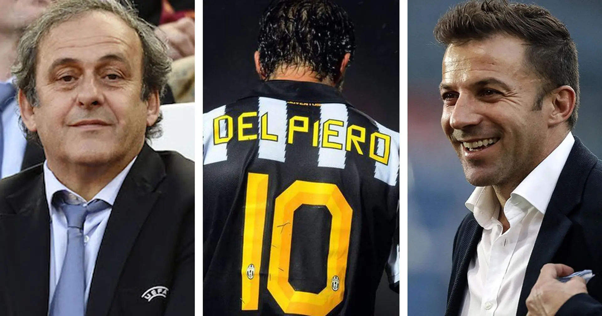 "Direbbe che sono un 9 e mezzo!": Del Piero 'pungola' Platini, e parla della storia del numero 10
